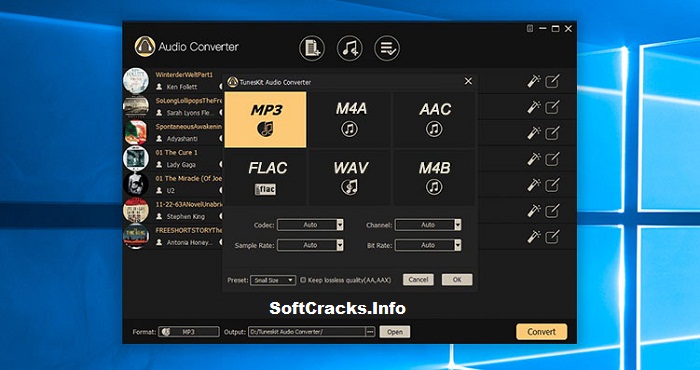 TunesKit Audio Converter 3.5.0.59 Crack+download key 2022