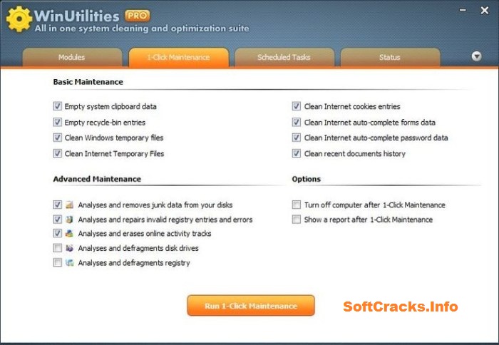 WinUtilities Pro 16 Crack + Serial Key 2021 Torrent Free Download