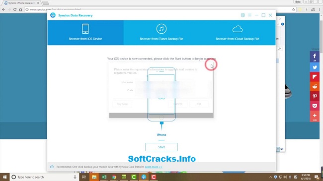 SynciOS Data Recovery 3.2.1 Crack is Here[2021]